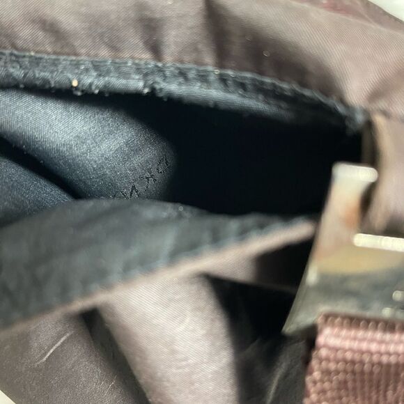 DKNY Brown Nylon small crossbody bag with silver tone accents and hardwares - Picture 3 of 12